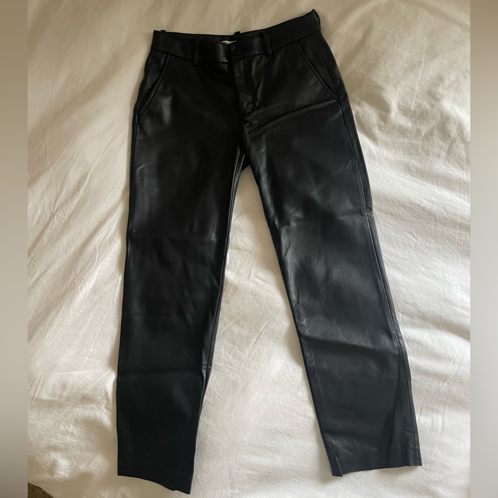 ZARA leather pants